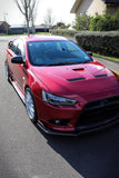 Carbon Fiber Set with Clean Finish Front Lip
