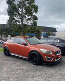 Gloss Black Set with Clean Finish Front Lip