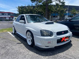 Gloss Black Set with Clean Finish Front Lip