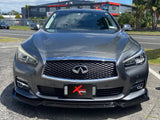 Gloss Black Set with Aggressive Finish Front Lip
