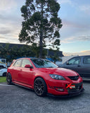 Gloss Black Set with Aggressive Finish Front Lip