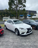 Gloss Black Set with Clean Finish Front Lip