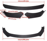 Carbon Fiber Set with 3-Piece Front Lip