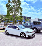 Gloss Black Set with Clean Finish Front Lip