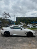 Carbon Fiber Set with Clean Finish Front Lip