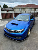 Gloss Black Set with Flat Finish Front Lip