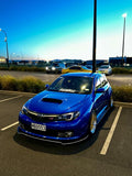 Gloss Black Set with Flat Finish Front Lip