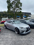 Carbon Fiber Set with Clean Finish Front Lip