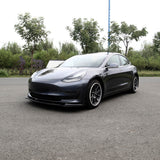 Tesla Front Splitter - Gloss Black & Carbon