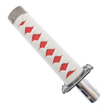 JDM Katana Shift/Gear Knob 25cm - White/Red