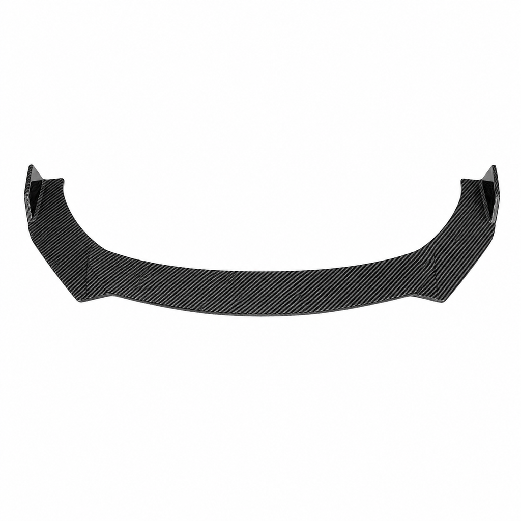 Universal Carbon Style Front Splitter (3-Piece)