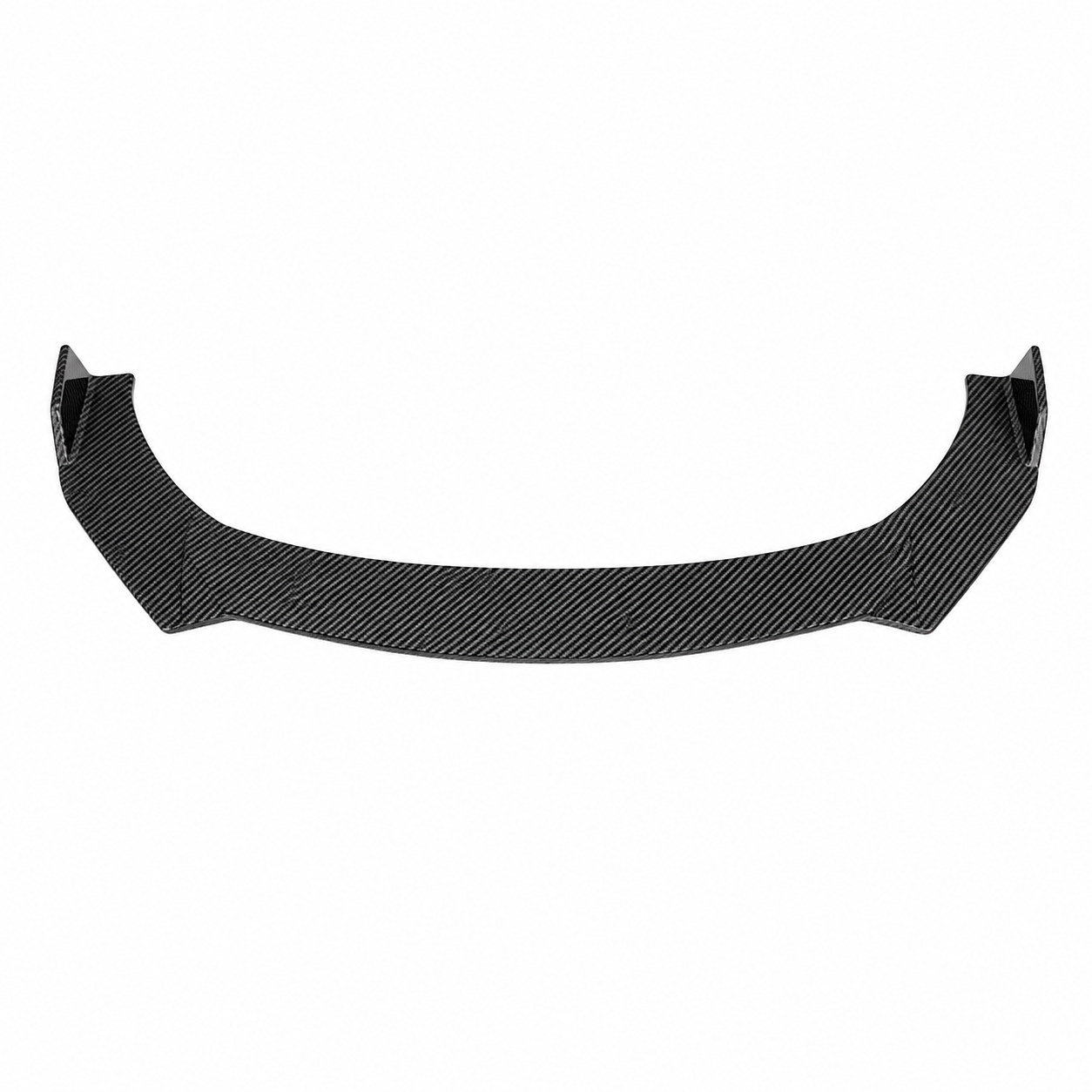 Universal Carbon Style Front Splitter (3-Piece)