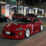 Gloss Black Splitter Set with Aggressive Finish Front Lip