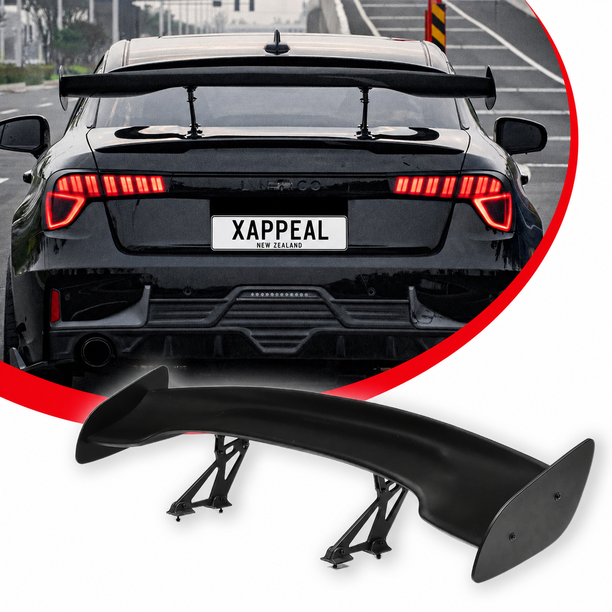 Grand Touring Wing Spoiler (Gloss Black)