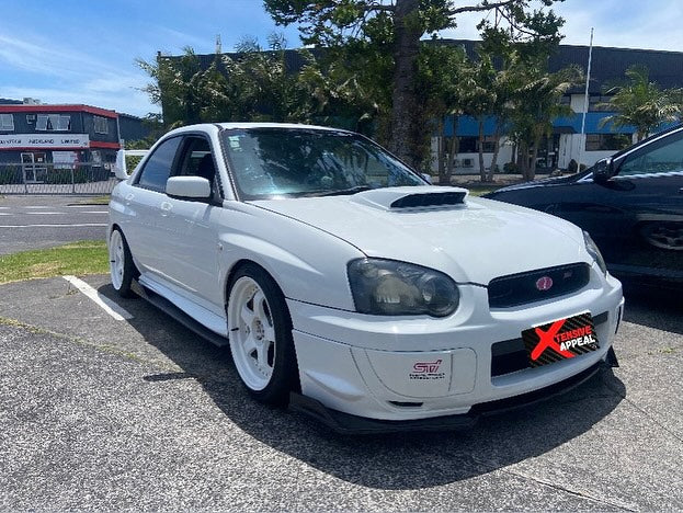 Gloss Black Splitter Set with Clean Finish Front Lip