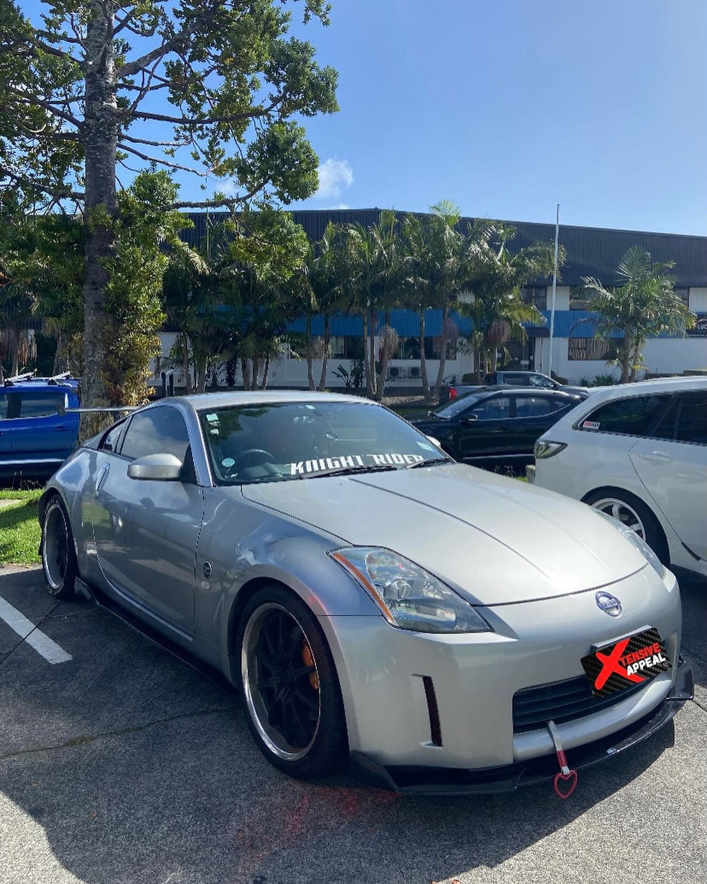 Gloss Black Splitter Set with 3-Piece Front Lip