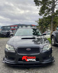 Gloss Black Front Splitter (Clean Finish)