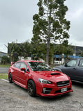 Gloss Black Set with Flat Finish Front Lip