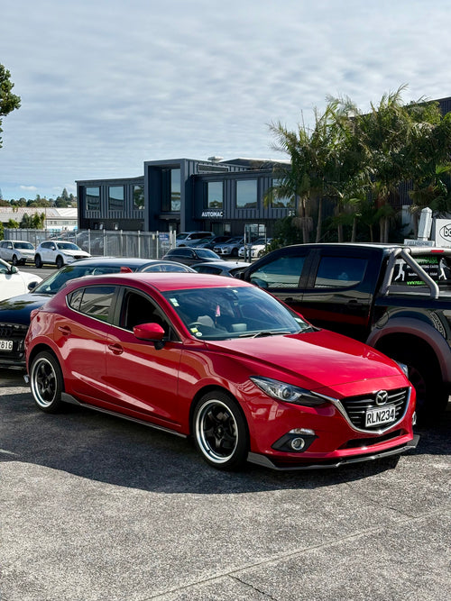 Carbon Design Splitter Set with Clean Finish Front Lip