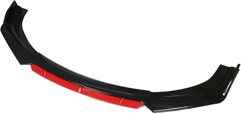 Gloss Black/Red Front Splitter