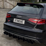 Xtensive 4-Fin Diffuser (Gloss Black)