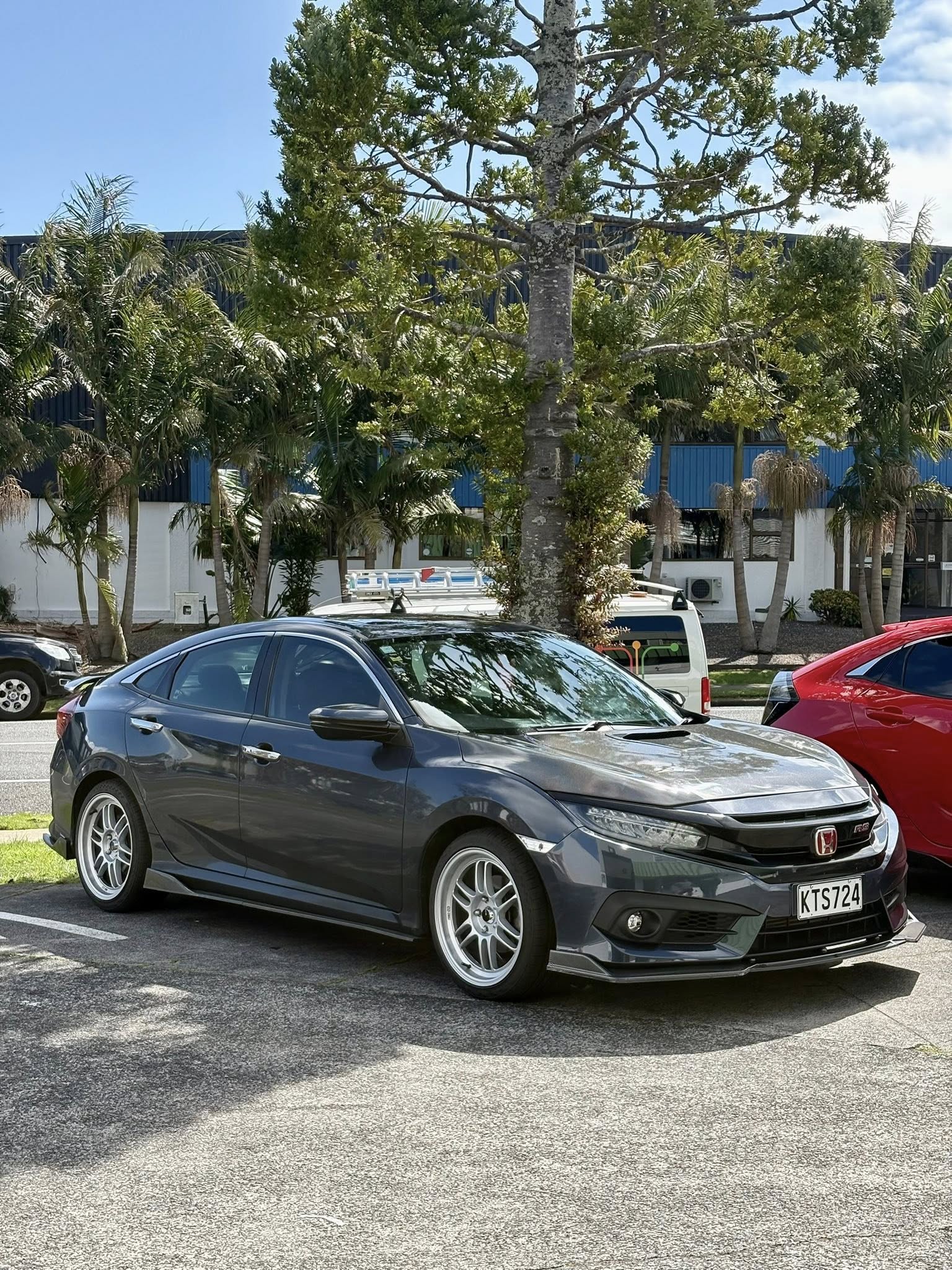 Carbon Style Aero Rear Splitter