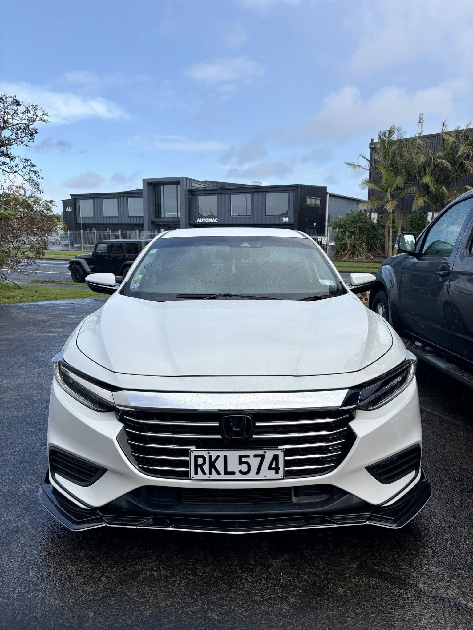Gloss Black Splitter Set with Aero Finish Front Lip