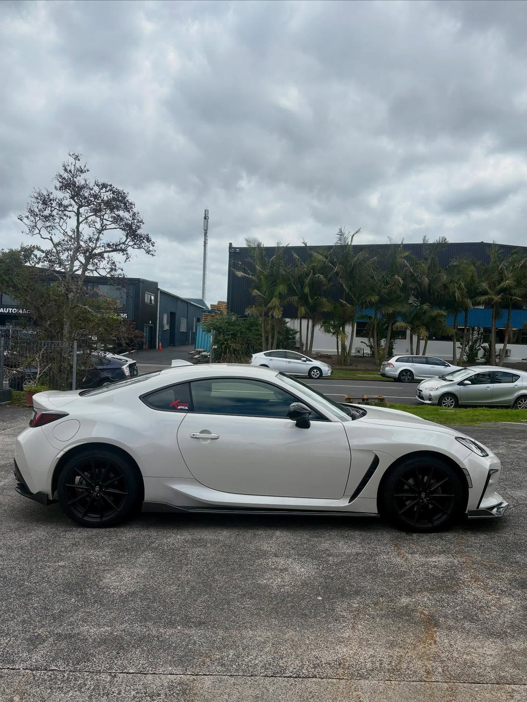 Carbon Design Splitter Set with Clean Finish Front Lip