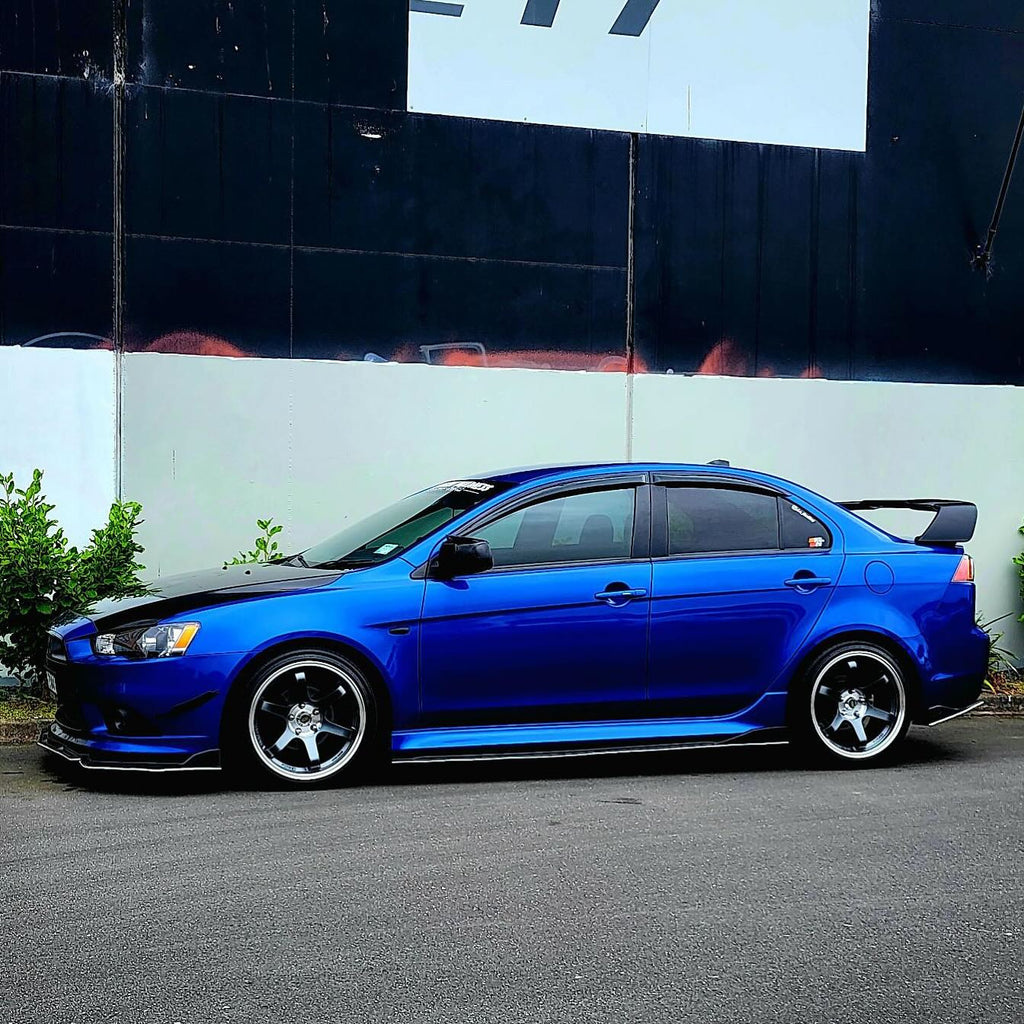 Gloss Black Splitter Set with Aero Finish Front Lip