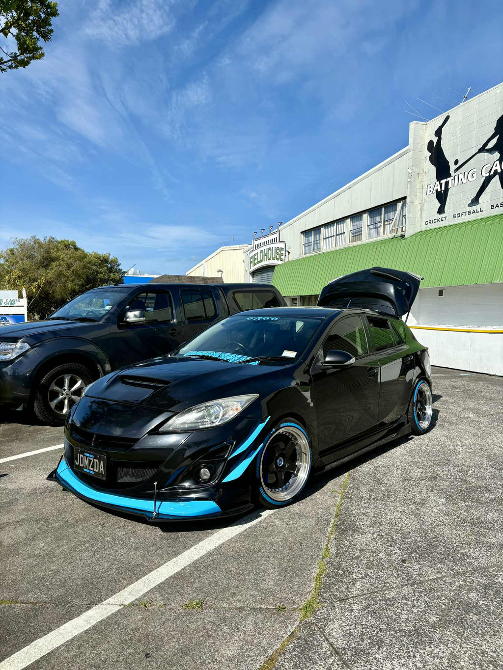 Gloss Black Splitter Set with Flat Finish (No Fins)