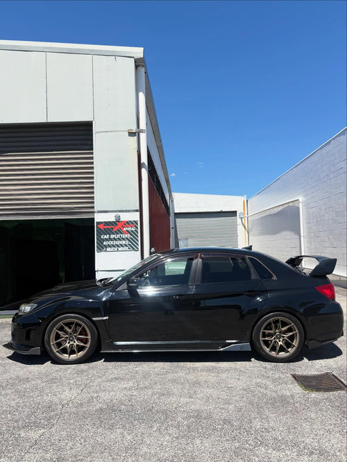 Carbon Design Splitter Set with Flat Finish Front Lip