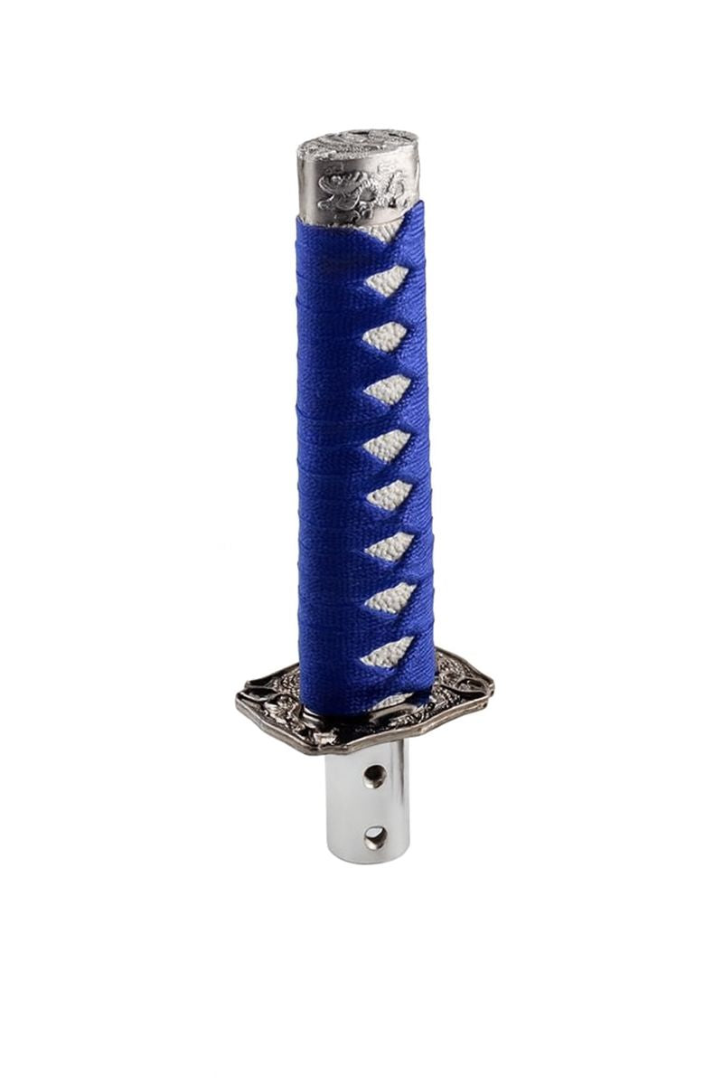 JDM Katana Shift/Gear Knob 25cm - Blue/White