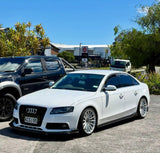 Gloss Black Splitter Set with Clean Finish Front Lip