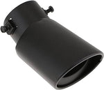 Single black exhaust tip