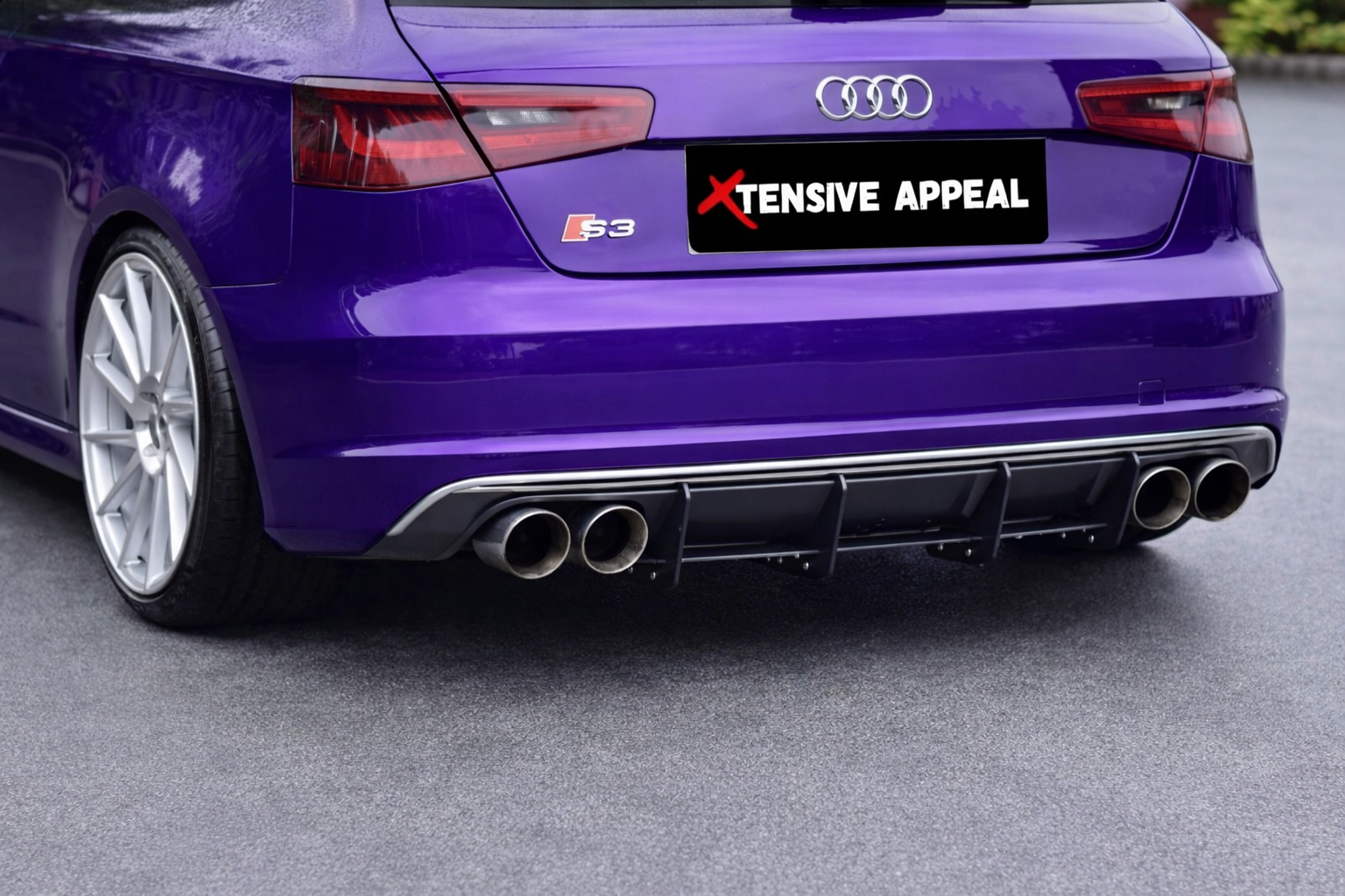 Xtensive 4-Fin Diffuser (Gloss Black)