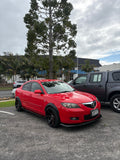 Gloss Black Set with Xtensive Finish Front Lip
