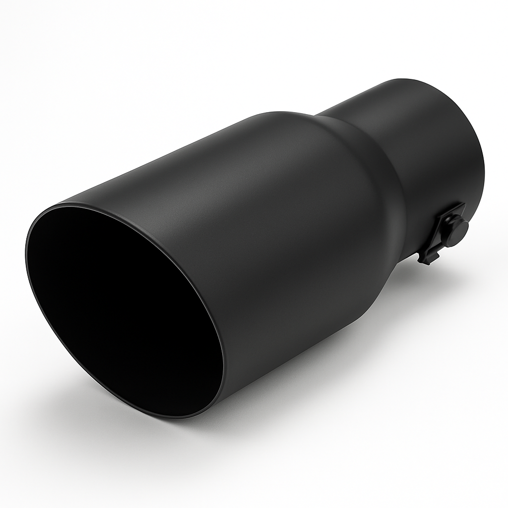 Exhaust Tip Extension – Satin Black (2.5" Inlet / 3.5" Outlet)