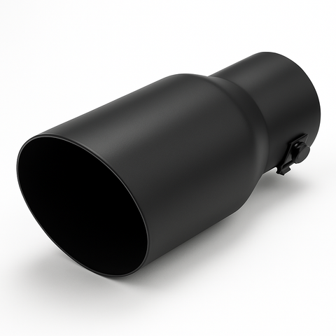 Exhaust Tip Extension – Satin Black (2.5" Inlet / 3.5" Outlet)