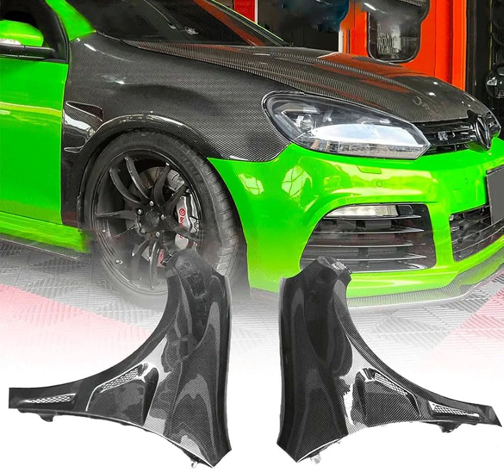 Volkswagen Golf MK6 GTI / R Carbon Fiber Front Fenders (2009–2013)
