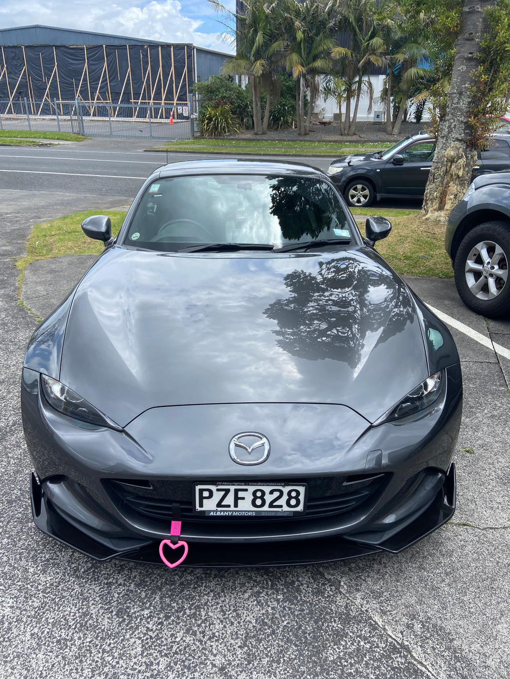 Gloss Black Splitter Set with 3-Piece Front Lip