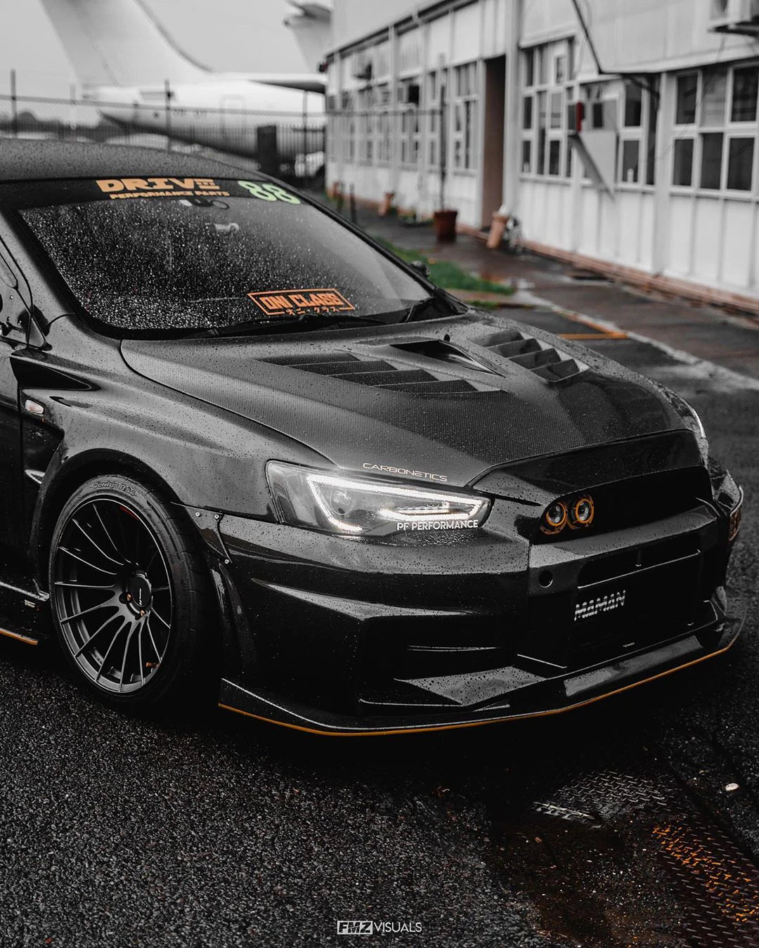 Mitsubishi Lancer Evolution EVO X Carbon Fiber Front Fender