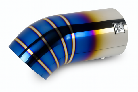 Dump Exhaust Tip – Half-Baked Blue (3" Inlet / 3" Outlet)