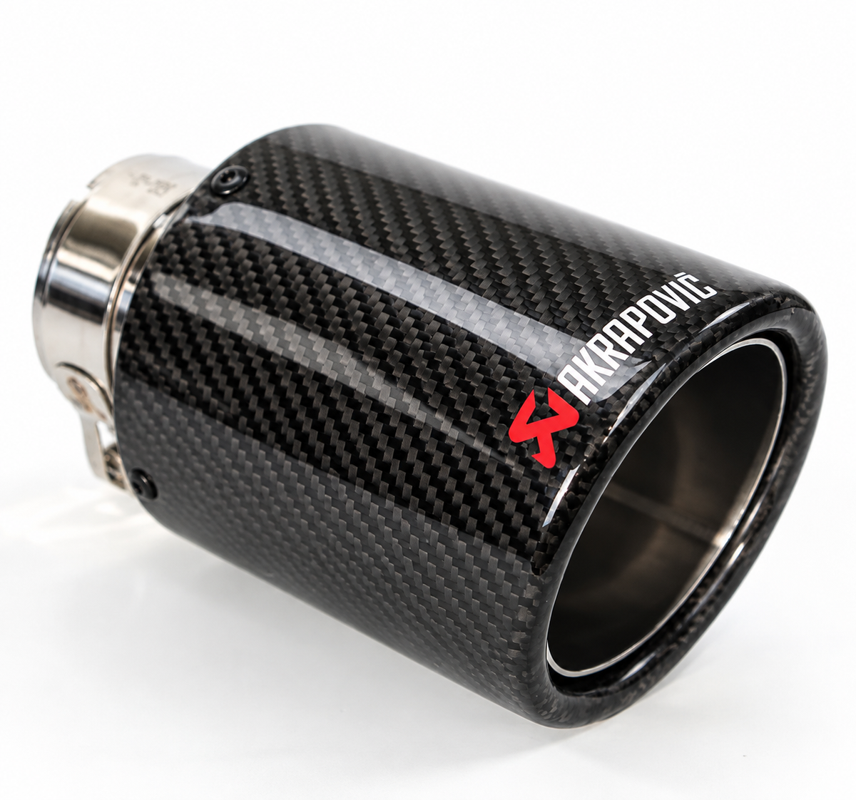 Gloss/Matte Carbon Exhaust Tip (2.5" Inlet / 3.5" Outlet)