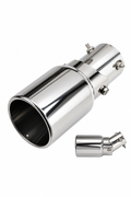 Adjustable Exhaust Tip - Chrome (2.5" Inlet / 3.5" Outlet)