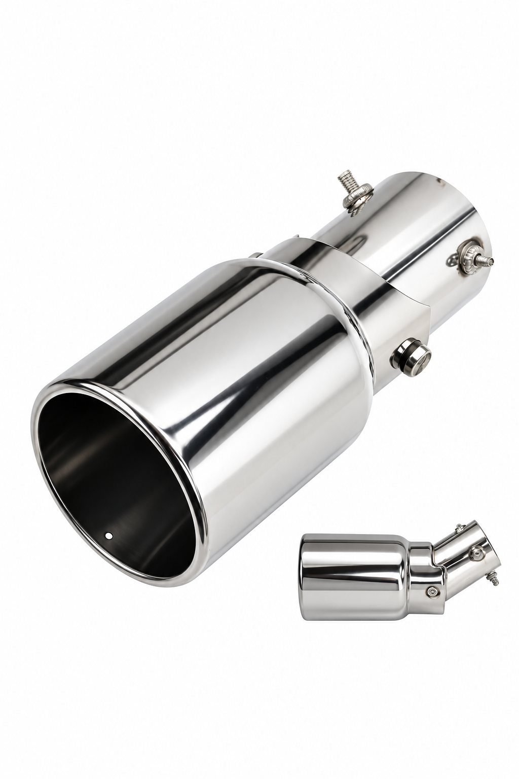 Adjustable Exhaust Tip - Chrome (2.5" Inlet / 3.5" Outlet)