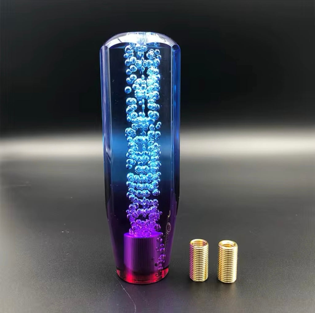 Bubble Acrylic Shift/Gear Knob (Blue/Purple) 25cm