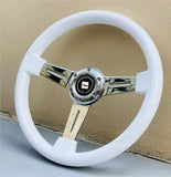 Acrylic White Steering Wheel (Classic design)