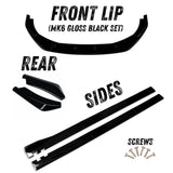 MK6 Golf GTI/R Splitter Set Gloss Black