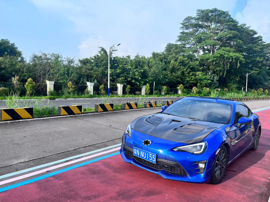 Toyota GT86 / Subaru BRZ V-Aris Style Carbon Fiber Hood (2013–2020)