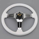 Acrylic White Steering Wheel (Classic design)